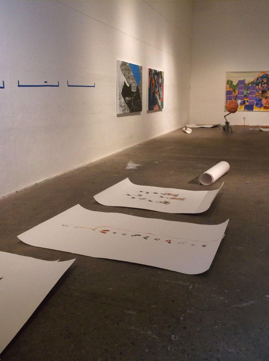 MFA show installation